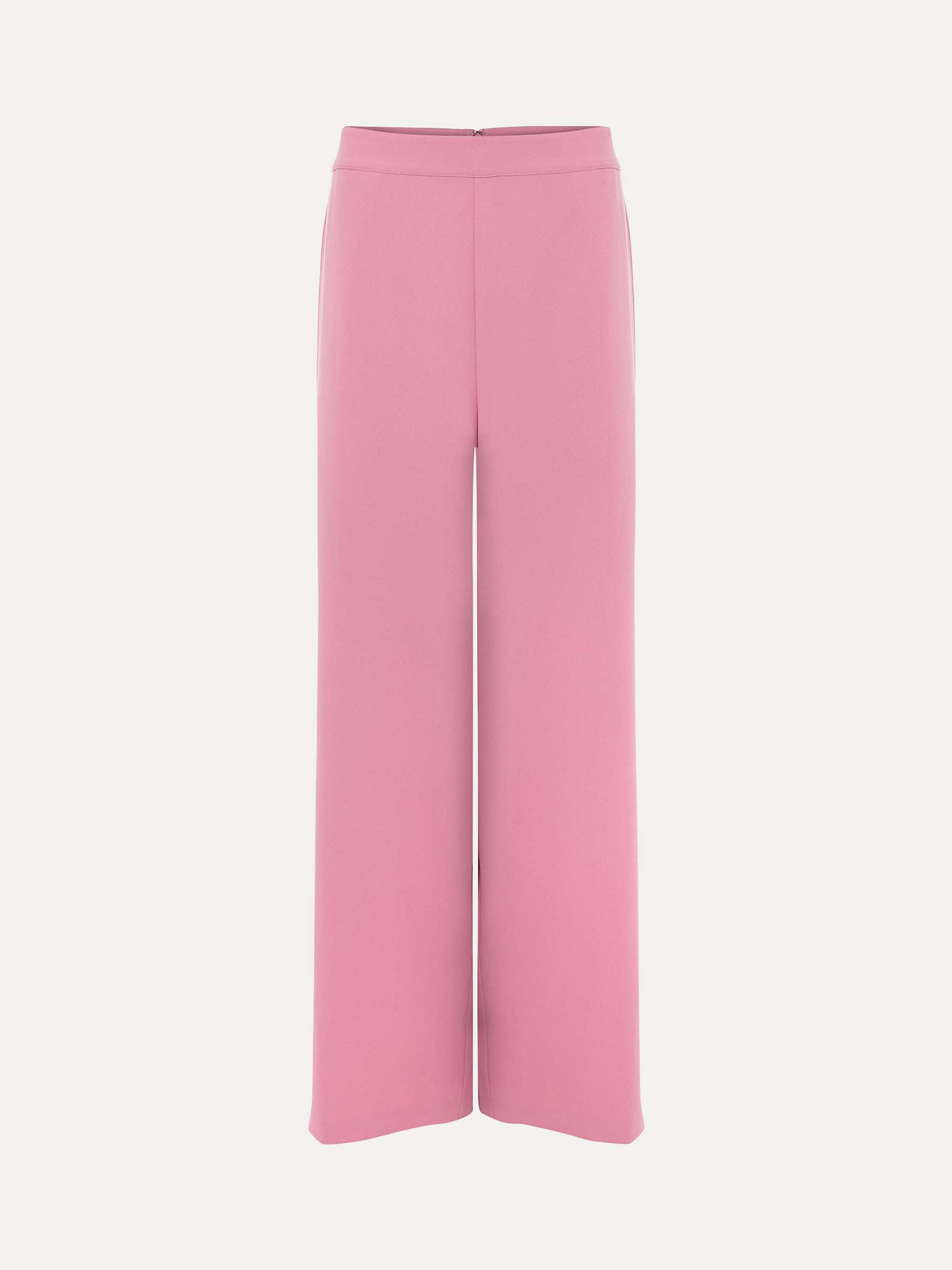 Buy Phase Eight Elandra Wide Leg Trousers, Pink Online at johnlewis.com