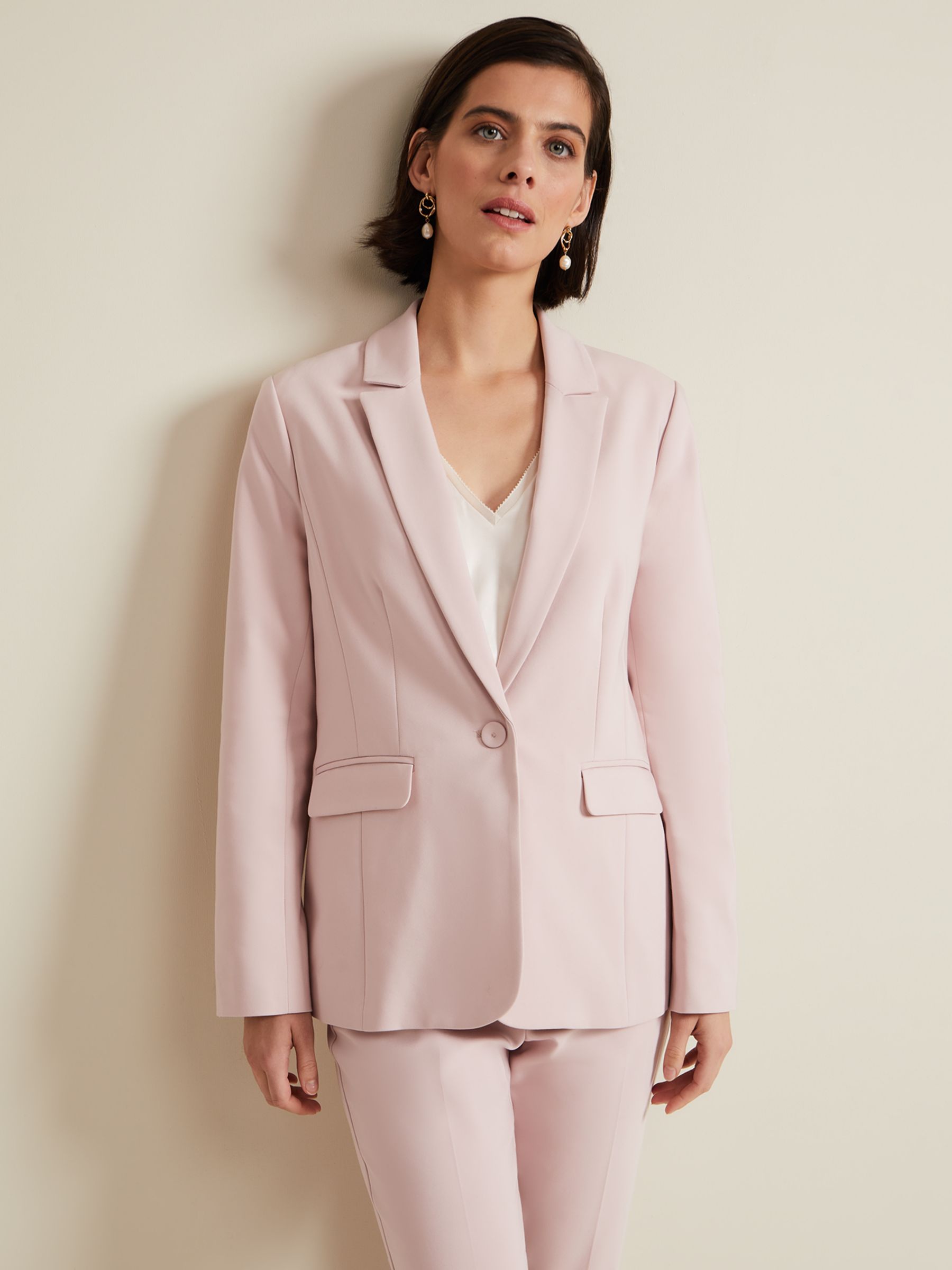 Phase Eight Ulrica Suit Jacket, Antique Rose, 16