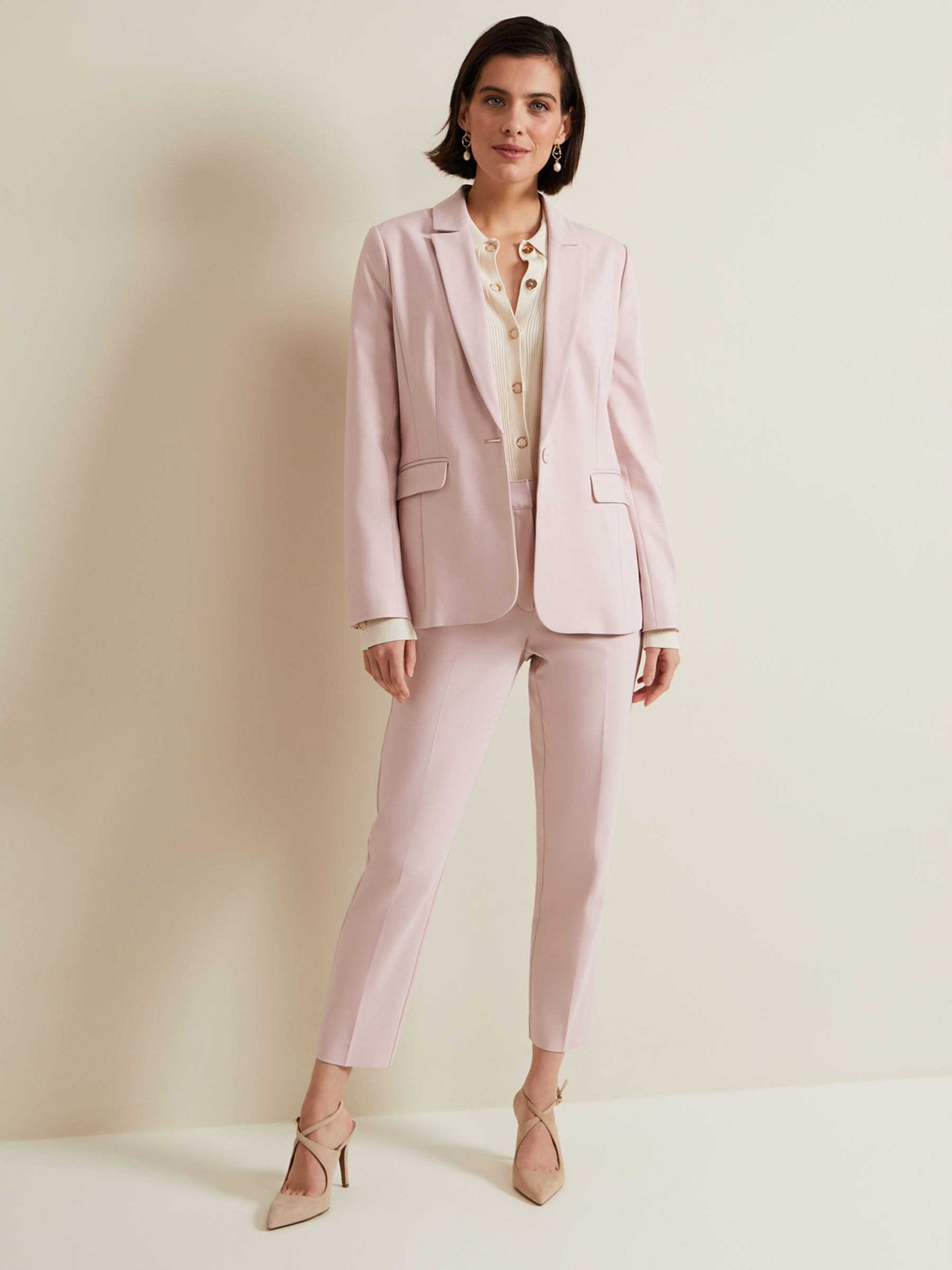 Phase Eight Ulrica Suit Jacket, Antique Rose, 16