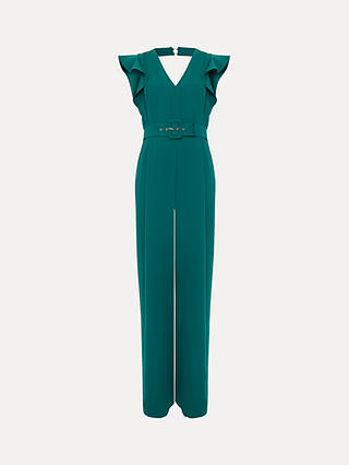 Phase Eight Kallie Belted Jumpsuit, Green