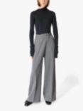 Lovechild 1979 Tabitha Wrap Waist Tailored Trousers, Grey Melange, Grey Melange