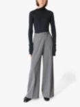 Lovechild 1979 Tabitha Wrap Waist Tailored Trousers, Grey Melange
