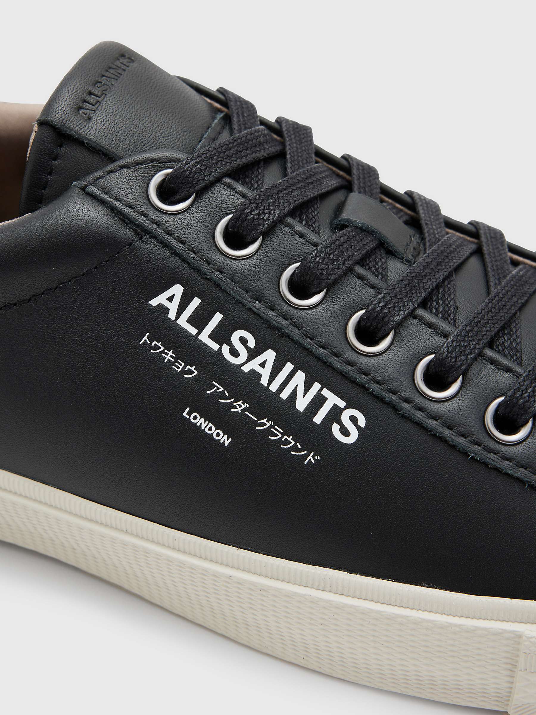 Buy AllSaints Underground Leather Trainers Online at johnlewis.com