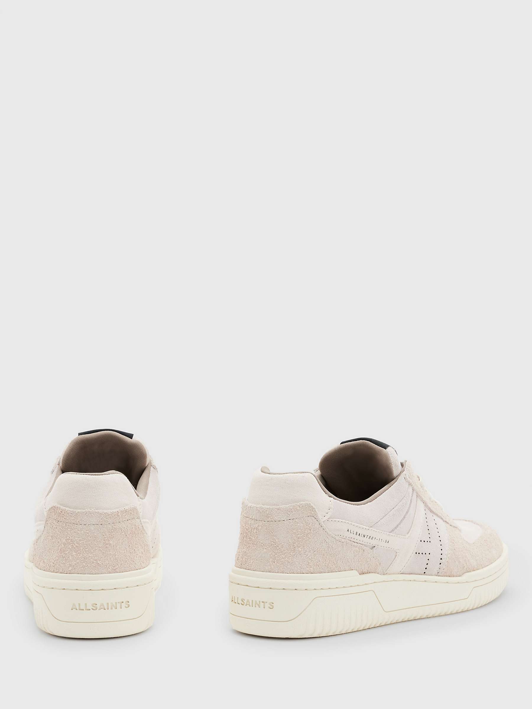 Buy AllSaints Vix Low Top Leather and Suede Trainers Online at johnlewis.com