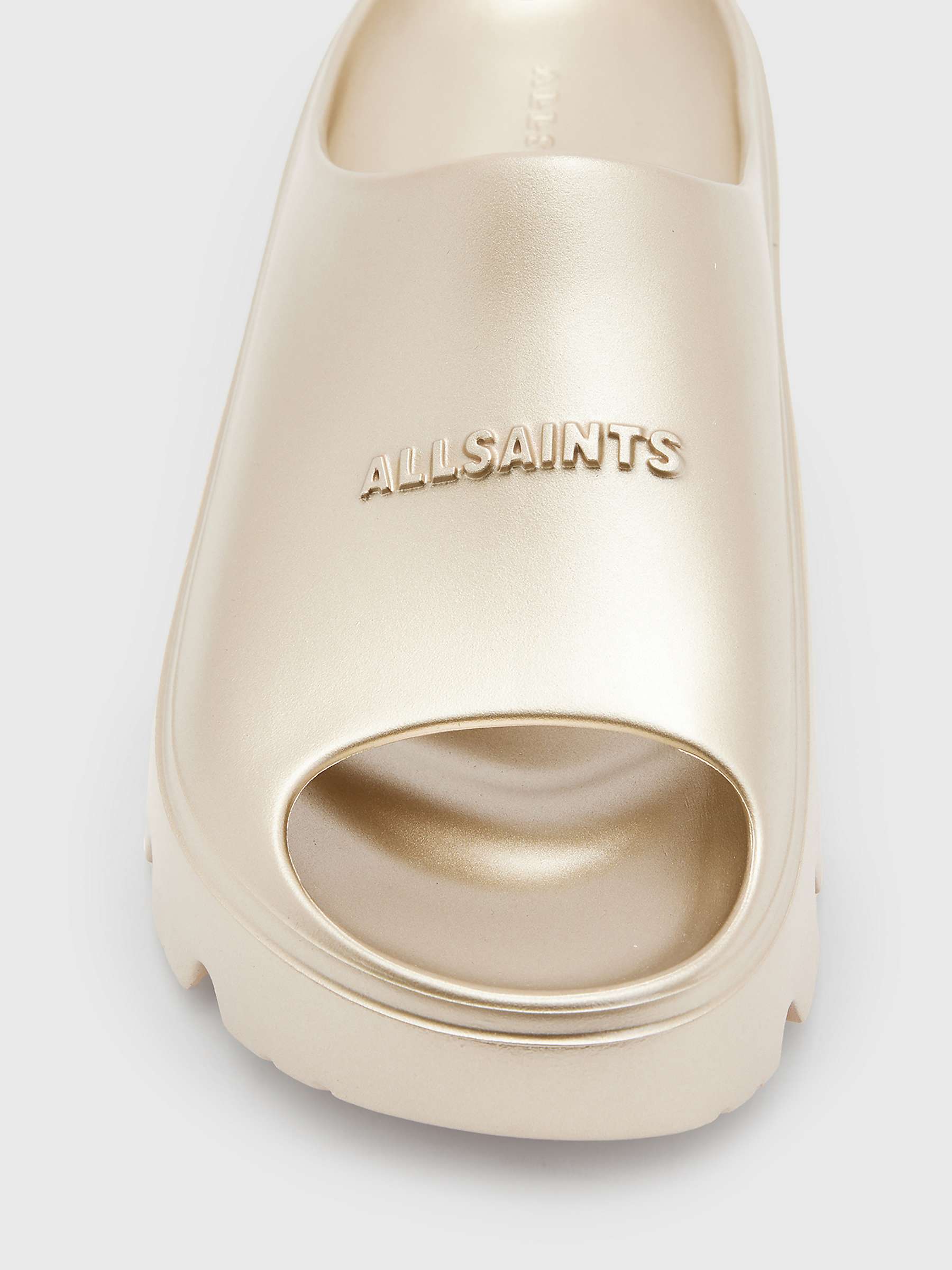 Buy AllSaints Eclipse Flatform Sliders Online at johnlewis.com