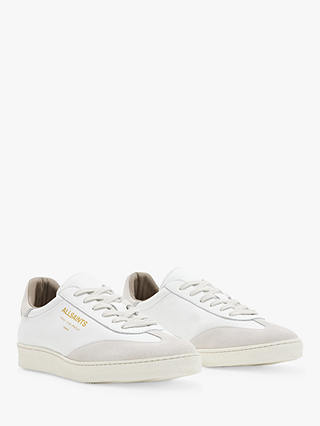 AllSaints Thelma Leather Trainers, White