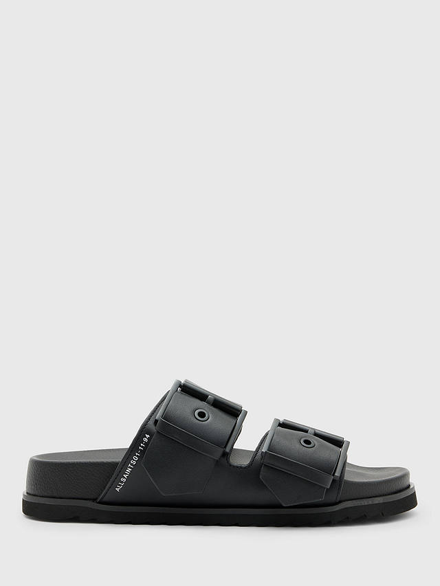 AllSaints Sian Footbed Sandals, Black