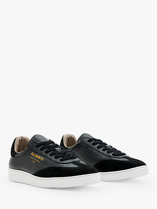 AllSaints Thelma Leather Trainers, Black