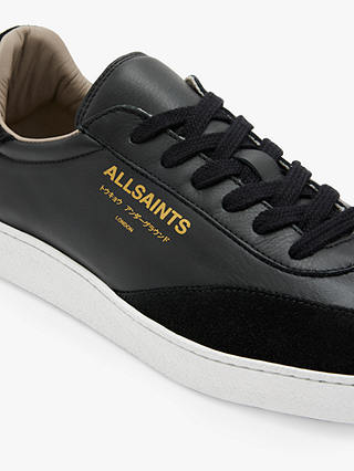 AllSaints Thelma Leather Trainers, Black