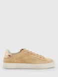 AllSaints Shana Low Top Suede Trainers, Oak Beige, Oak Beige