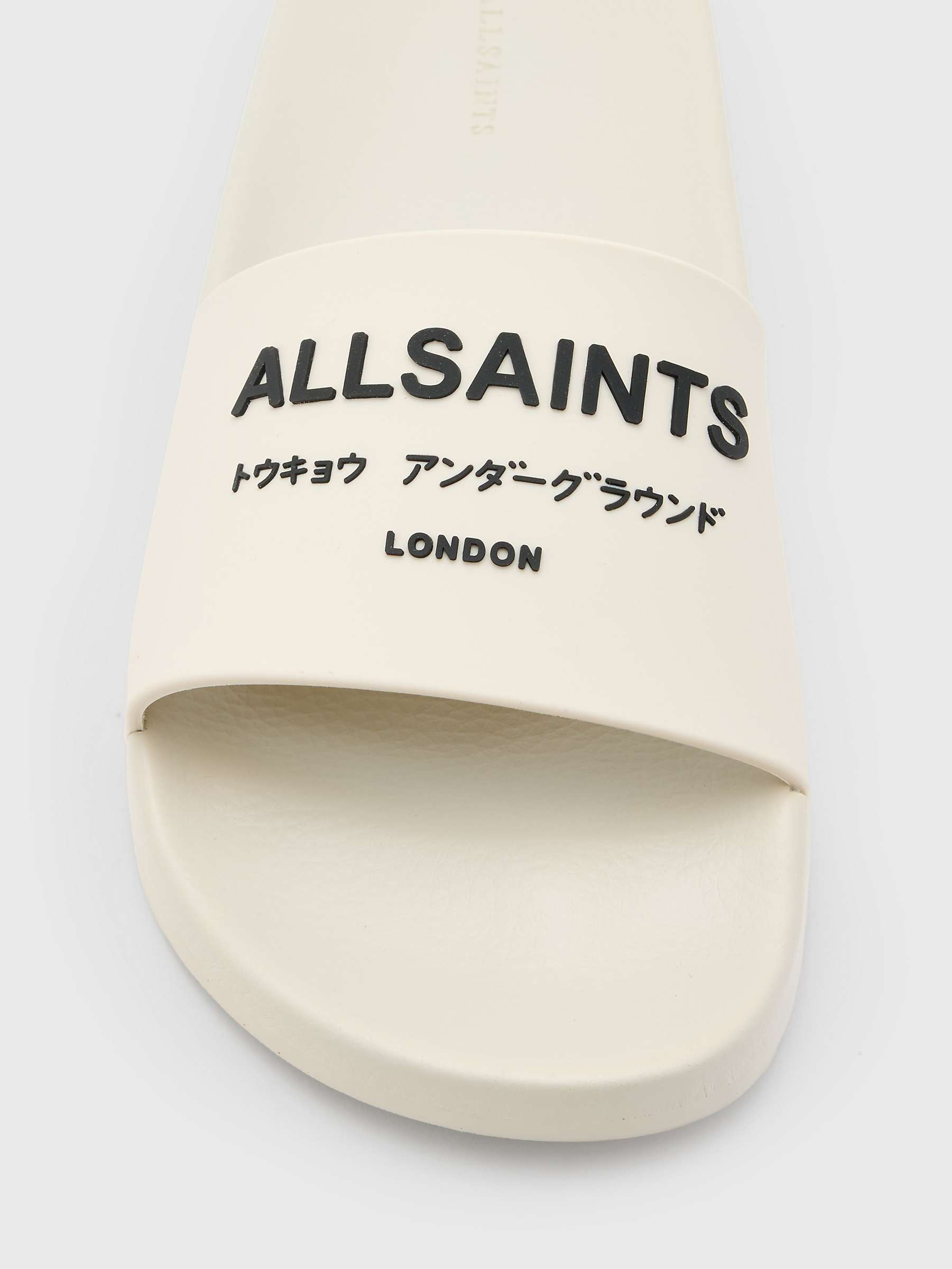 Buy AllSaints Underground Rubber Sliders Online at johnlewis.com