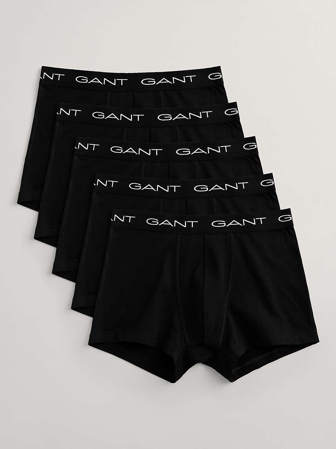 Buy GANT Slim Fit Short Length Trunks, Pack of 5 Online at johnlewis.com