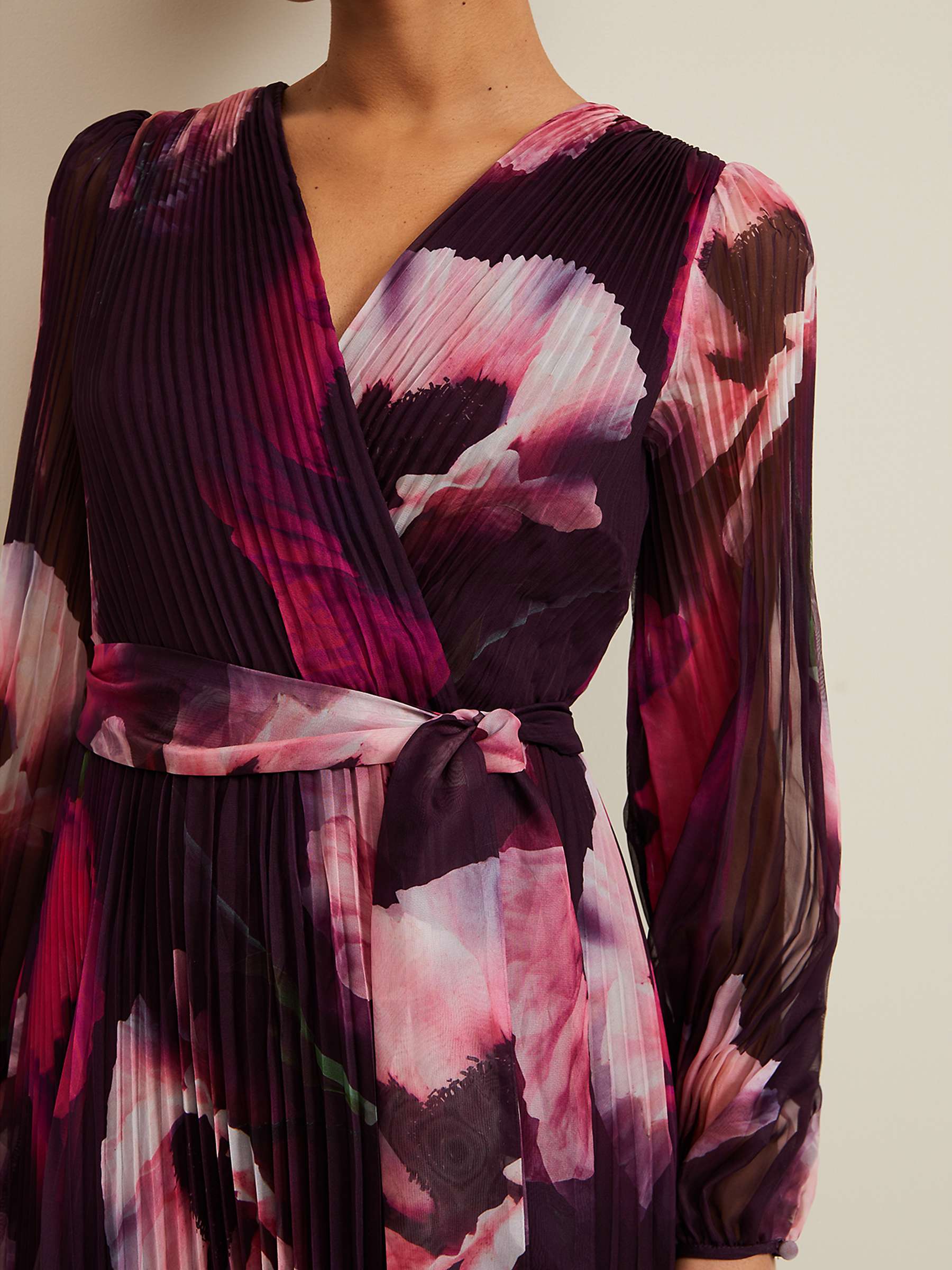 Buy Phase Eight Petite Isadora Rose Maxi Dress, Multi Online at johnlewis.com