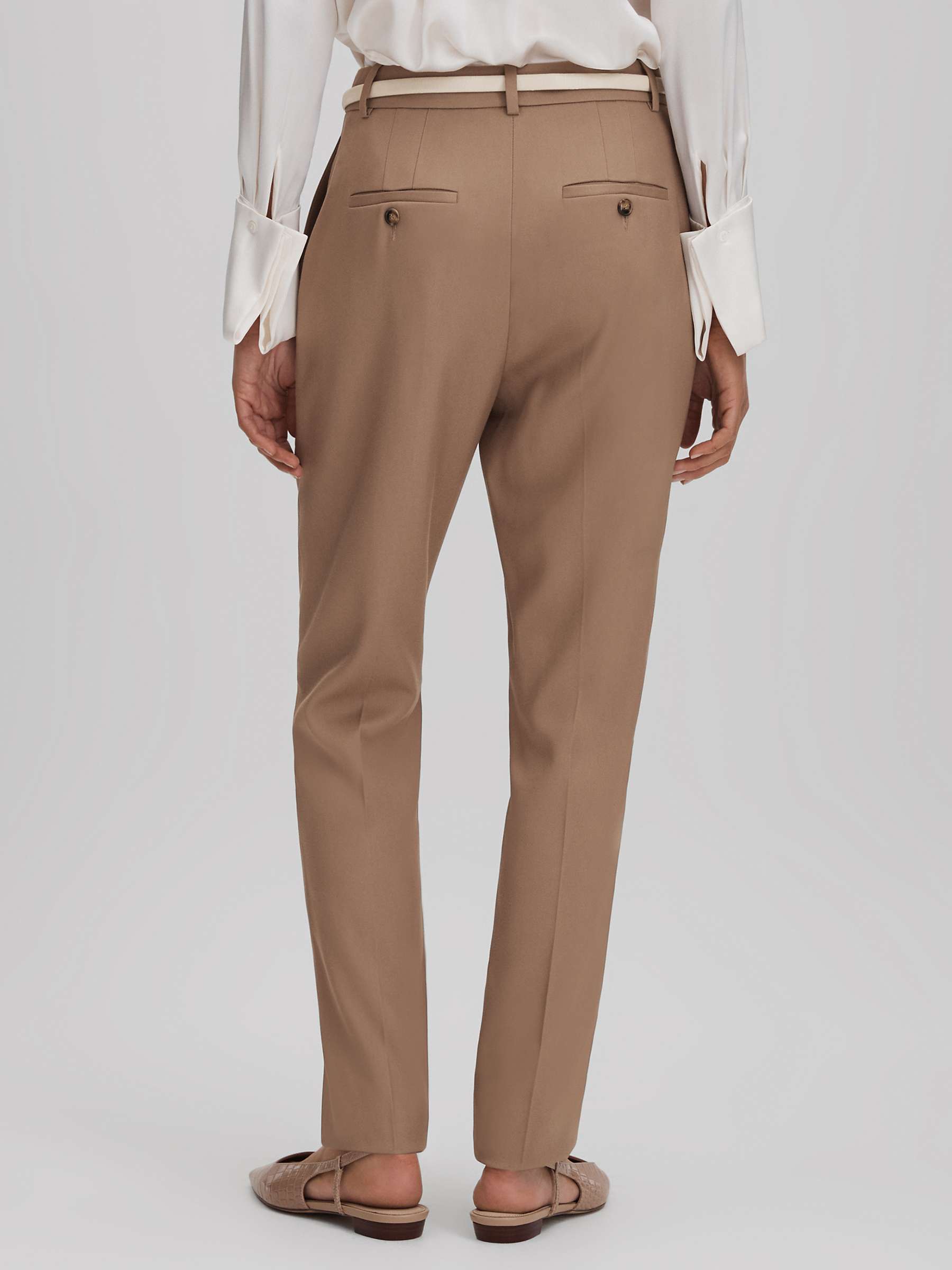 Buy Reiss Wren Slim Fit Suit Trousers, Mink Online at johnlewis.com