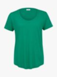 Celtic & Co. Linen Blend Scoop Neck T-Shirt, Emerald
