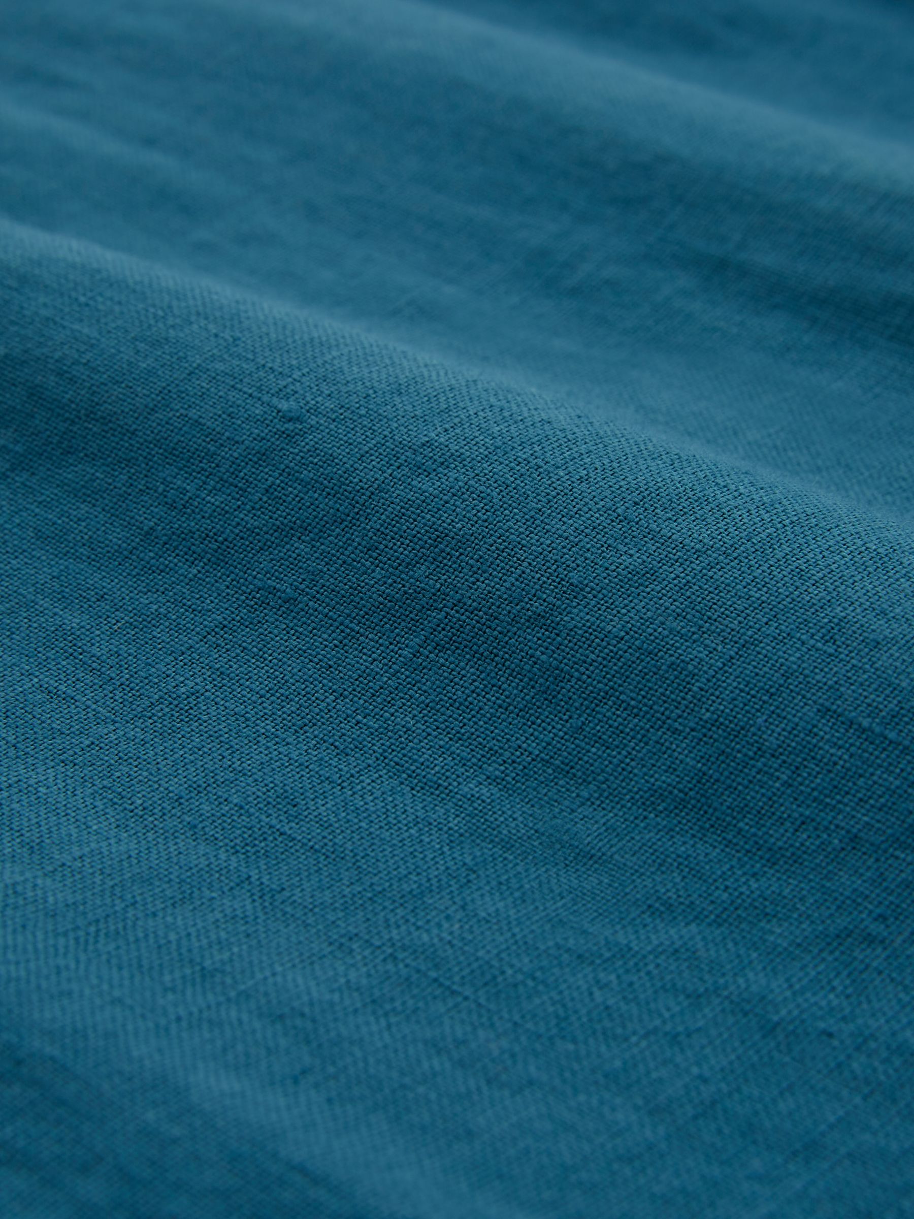 Celtic & Co. Linen Sleeveless Midi Dress, Deep Icelandic Blue, 8