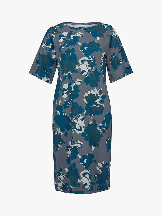 Celtic & Co. Organic Cotton T-Shirt Knee Length Dress, Shadow Floral