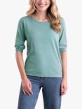 Celtic & Co. Linen Half Sleeve Sweatshirt, Sage