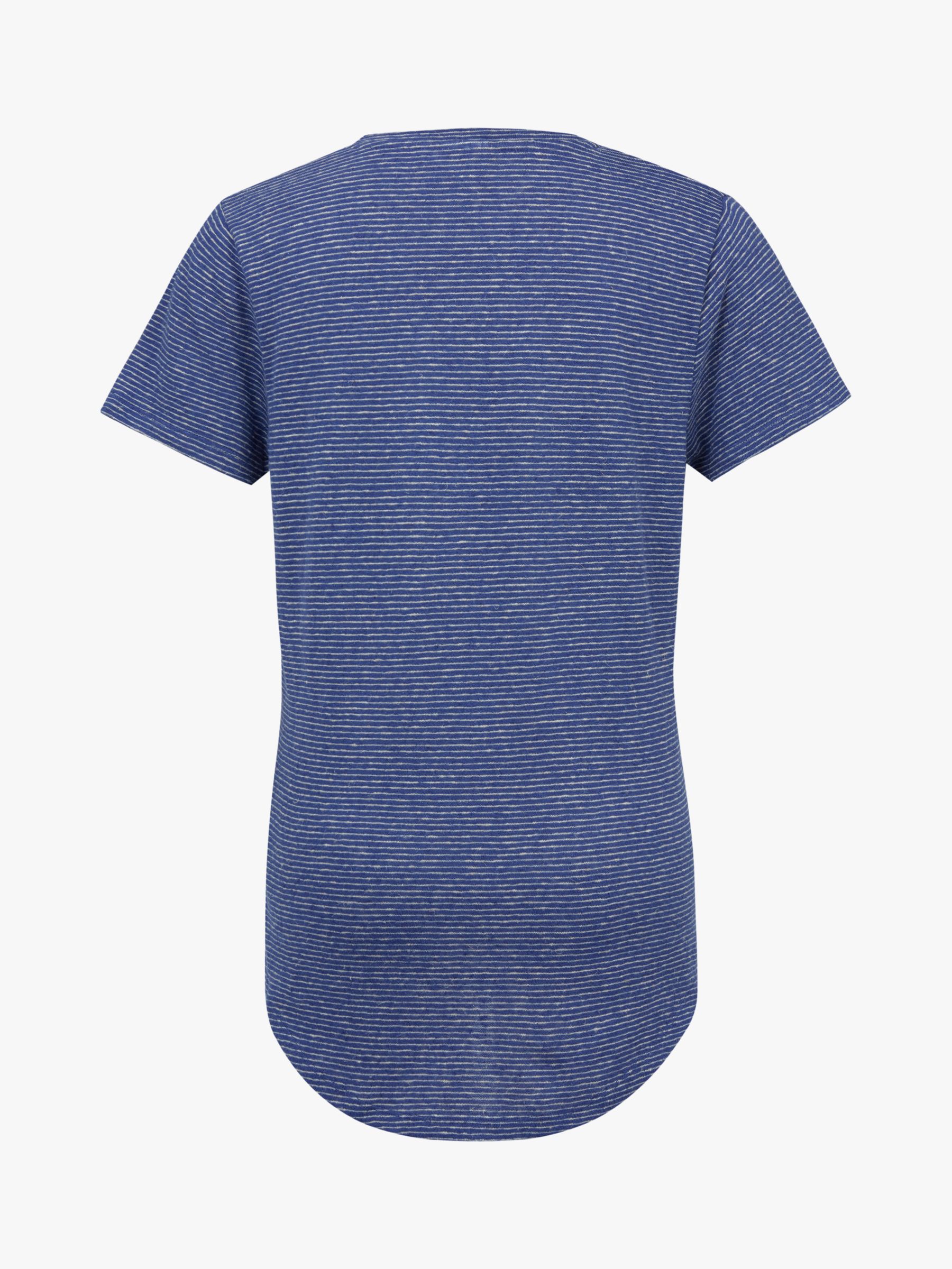 Buy Celtic & Co. Linen Cotton Blend Striped Scoop Neck T-Shirt Online at johnlewis.com