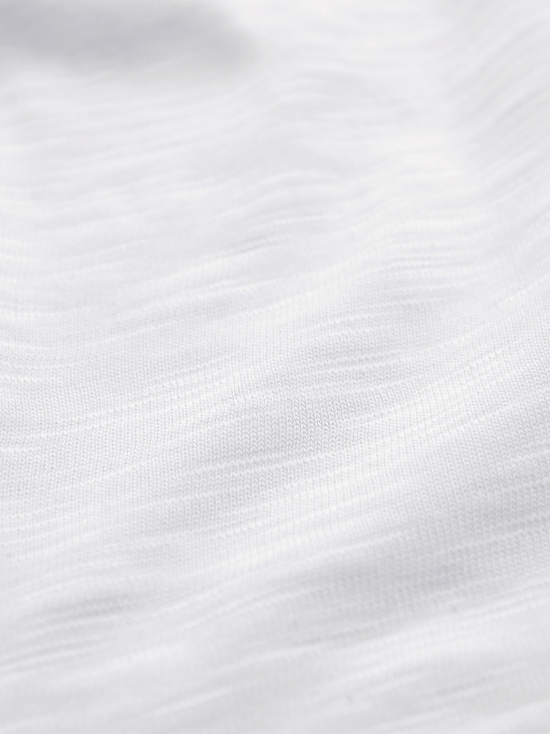 Celtic & Co. Organic Cotton Jersey Trim Detail Polo Top, White at John ...