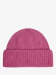 Brora Cashmere Beanie, Sweet Pea