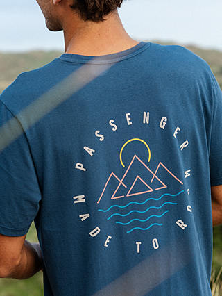 Passenger Escapism Short Sleeve T-Shirt, Dark Denim