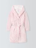 John Lewis Kids' Corded Fleece Robe, Pink