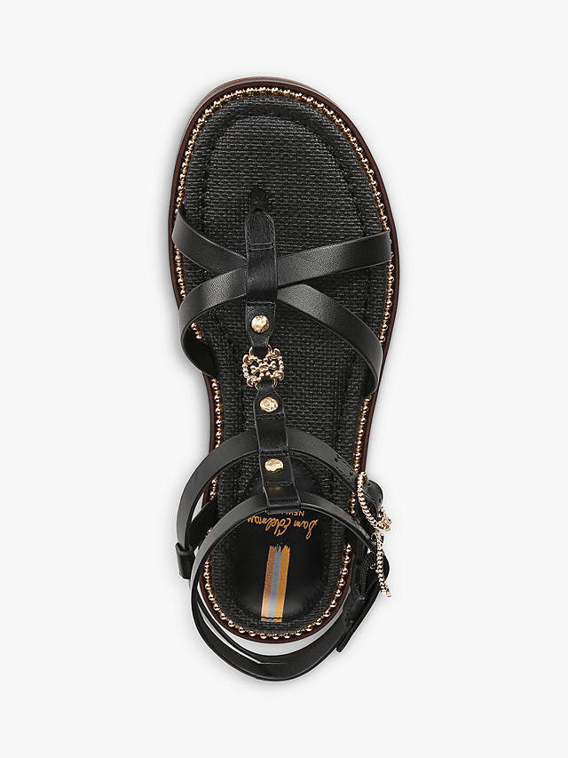 Sam Edelman Talya Leather Gladiator Sandals, Black