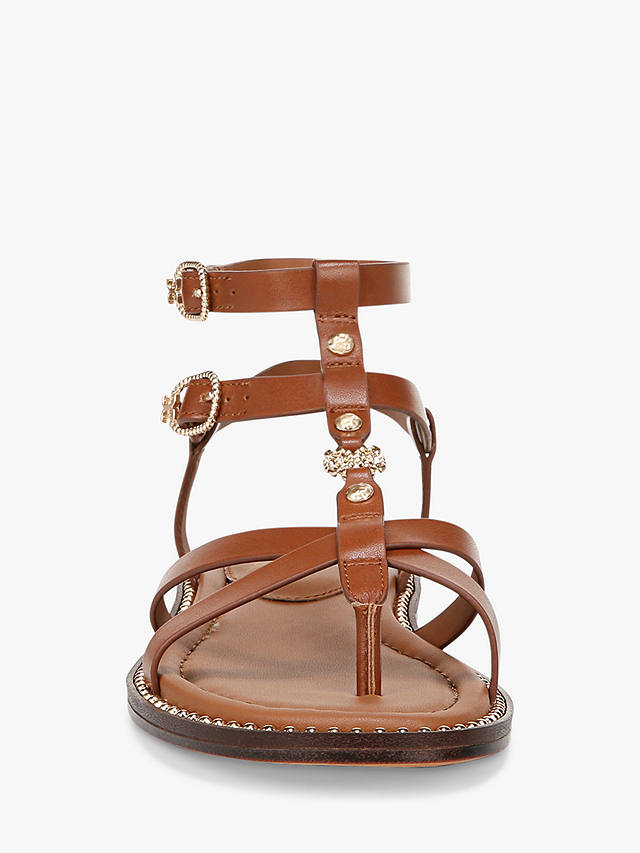 Sam Edelman Talya Leather Gladiator Sandals, Rich Cognac