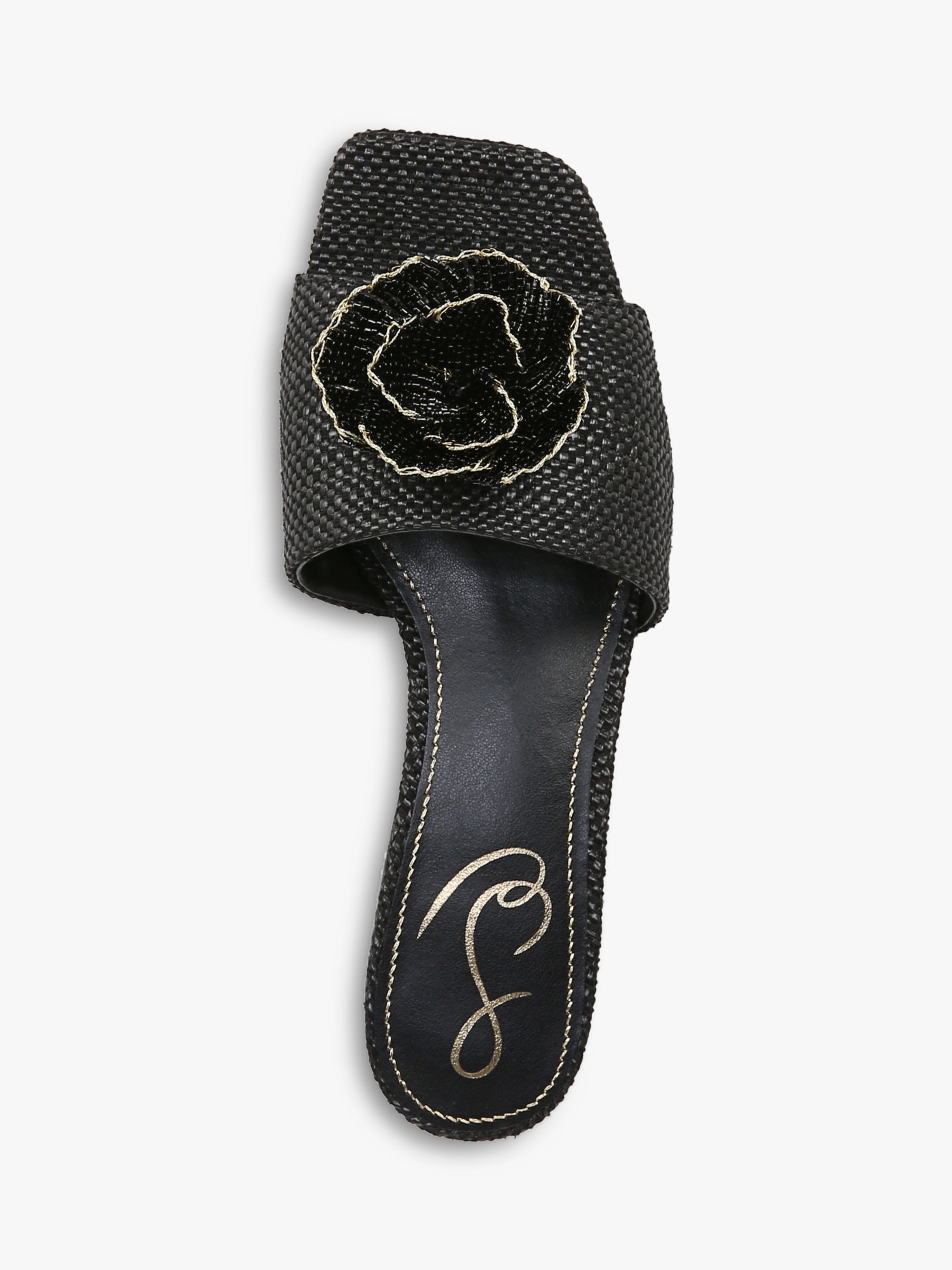 Buy Sam Edelman Winsley Heeled Sandals, Black Online at johnlewis.com