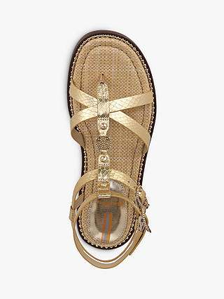Sam Edelman Talya Leather Gladiator Sandals, Gold