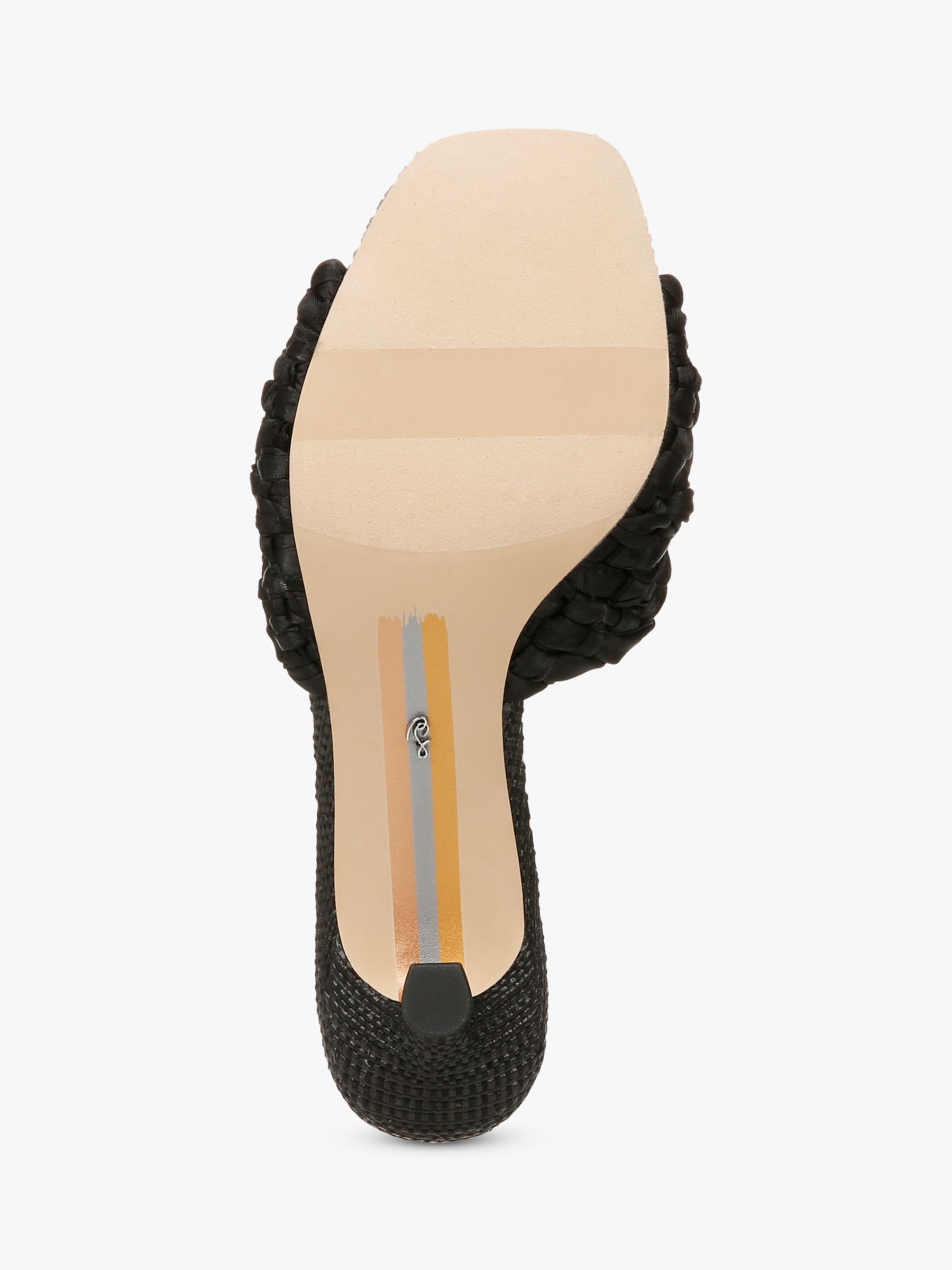 Sam Edelman Paisley Heel Sandals Black at John Lewis Partners