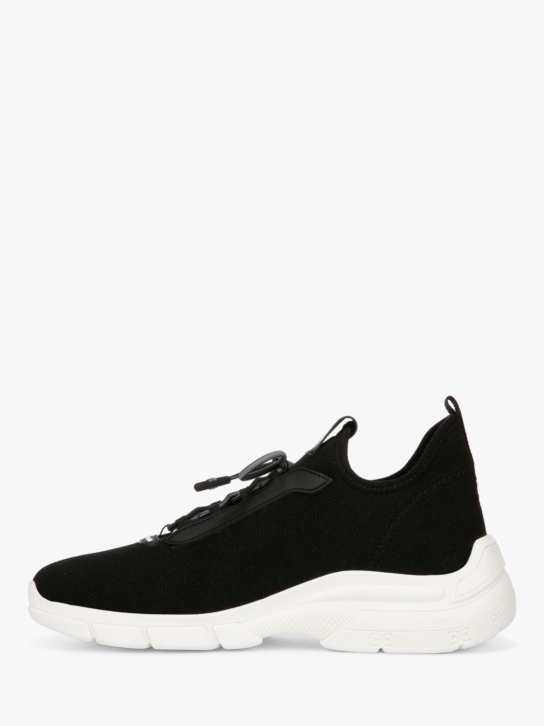 Buy Sam Edelman Cami Knitted Trainers, Black Online at johnlewis.com