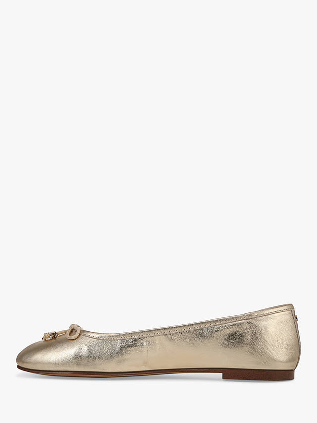Sam Edelman Felicia Leather Ballet Pumps, Gold