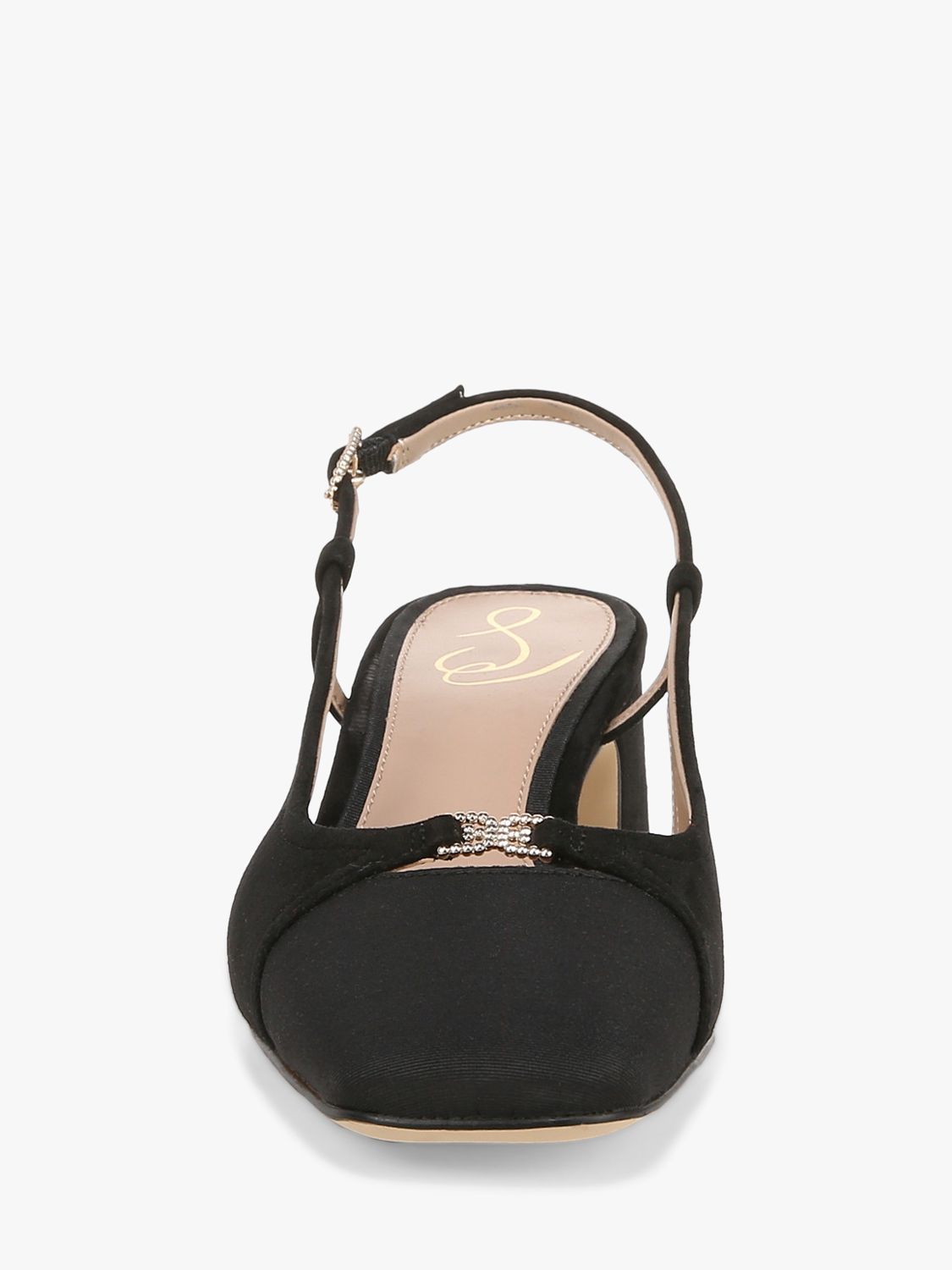 Buy Sam Edelman Tarra Slingback Shoes, Black Online at johnlewis.com