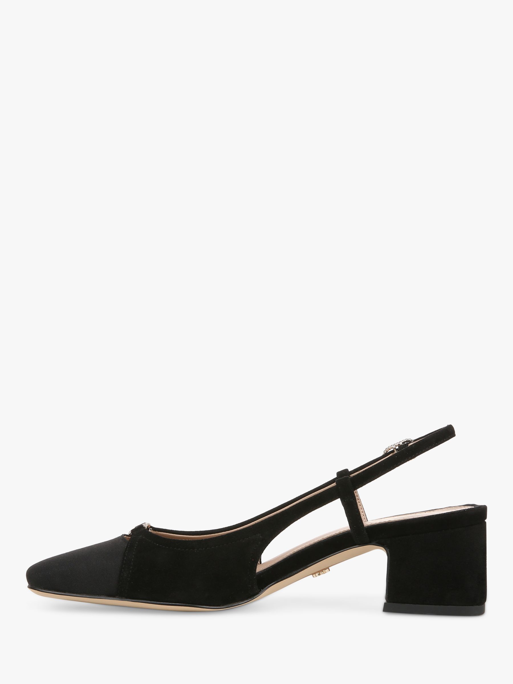 Buy Sam Edelman Tarra Slingback Shoes, Black Online at johnlewis.com