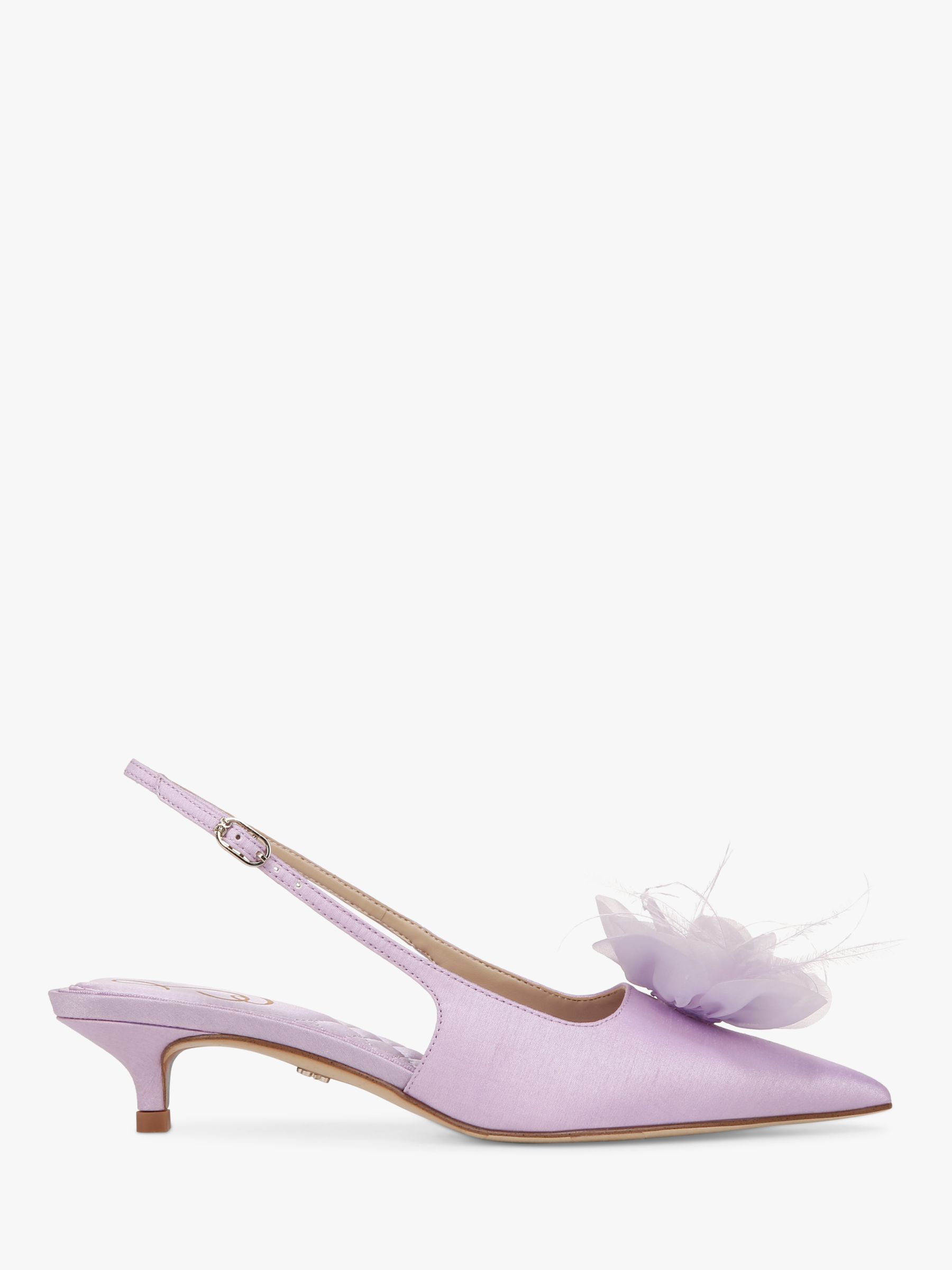 Sam Edelman Faye Slingback Court Shoes, Orchid Blossom at John Lewis ...
