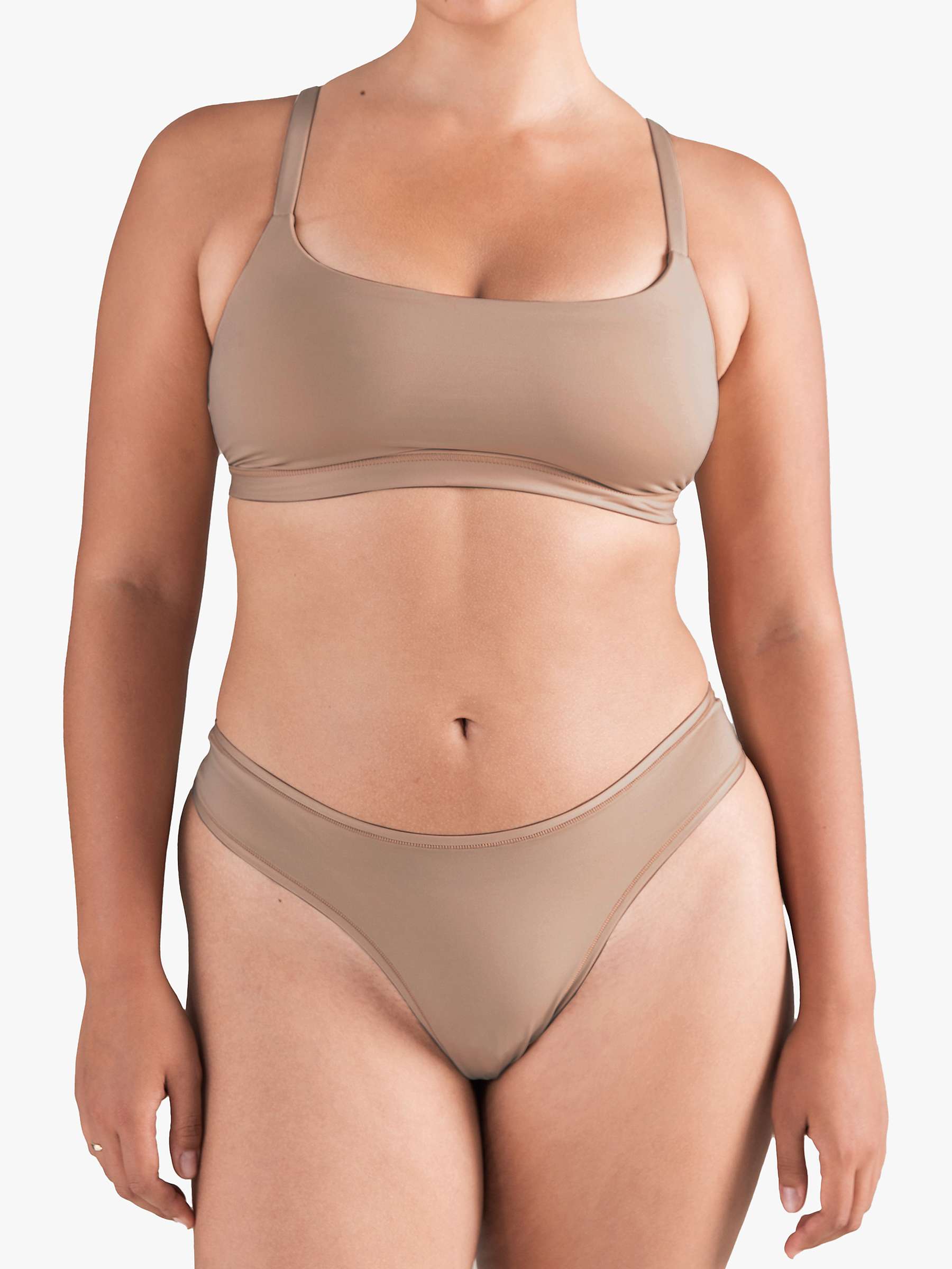 Buy Nudea Second Skin Stretch Dipped Thong Online at johnlewis.com