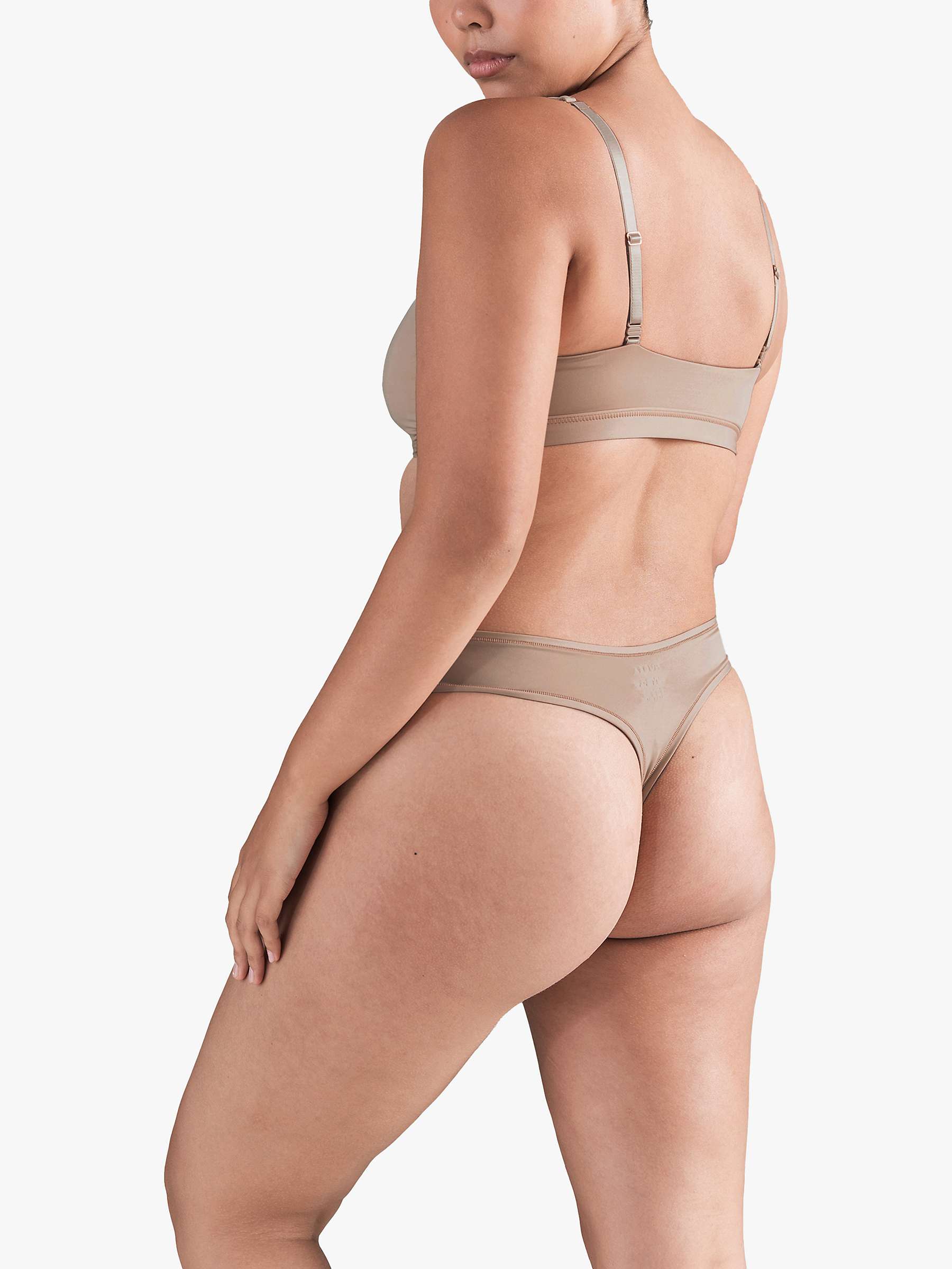 Buy Nudea Second Skin Stretch Dipped Thong Online at johnlewis.com