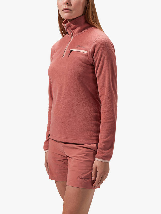 Berghaus Prism 2.0 Micro Half Zip Fleece, Ashed Rose