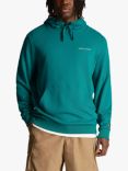 Lyle & Scott Loopback Embroidered Hoodie, Green