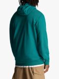 Lyle & Scott Loopback Embroidered Hoodie, Green