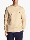 Lyle & Scott Crew Neck Fly Fleece Jumper, Sand Dune