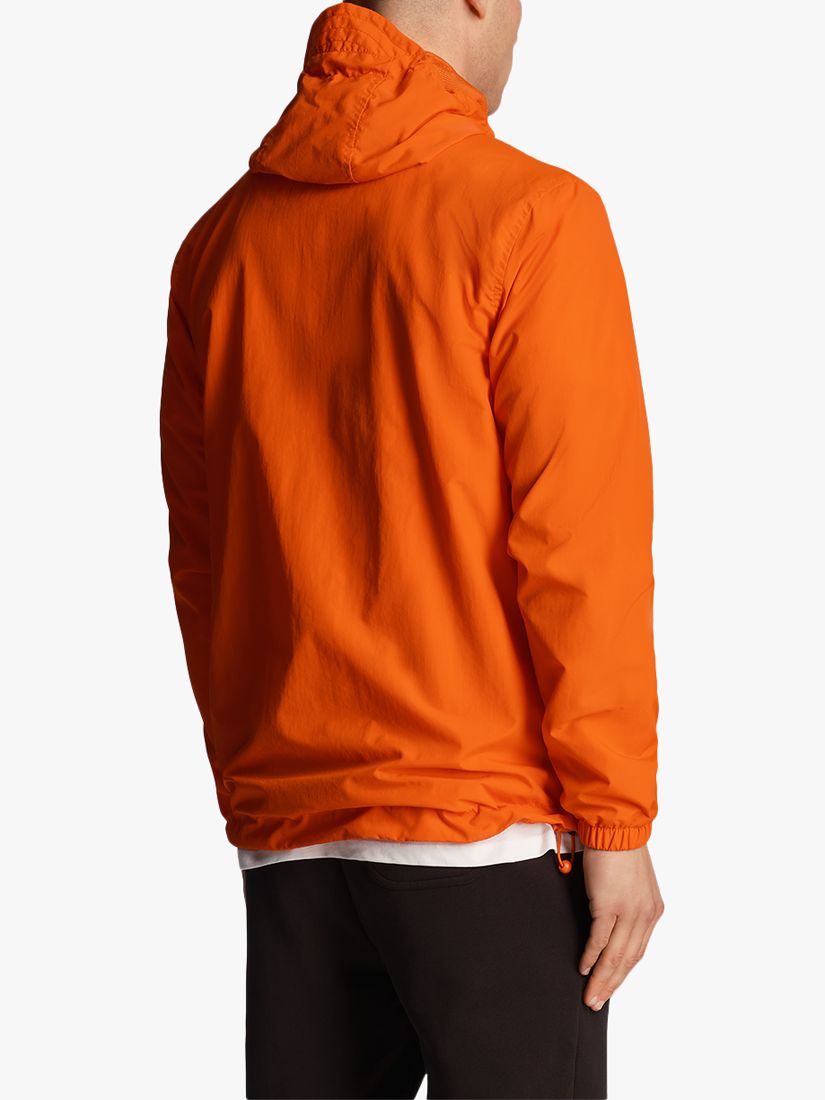 Lyle & Scott Zip Through Hooded Jacket, Orange, XL