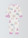 John Lewis ANYDAY Baby Poodle Cotton Pyjamas, Multi