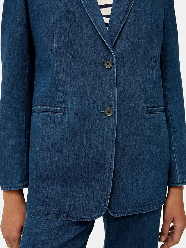 Jigsaw Denim Tailored Jacket, Indigo