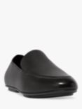 FitFlop Allegro Loafer Leather Crush Back, Black
