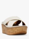 FitFlop Eloise Cross Leather Strap Cork Wedge Mules