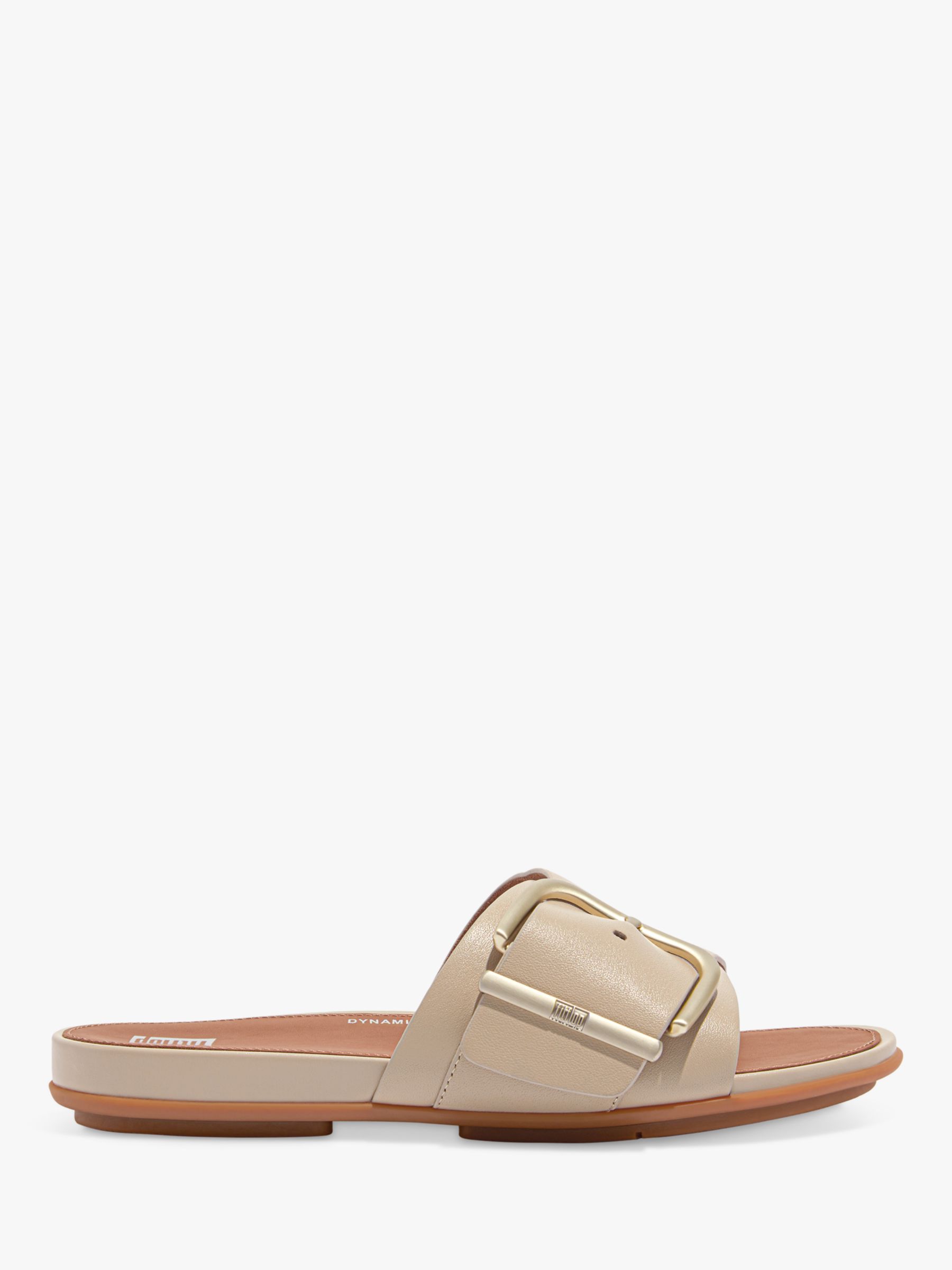 FitFlop Gracie Buckle Pool Sandals, Stone Beige, 9