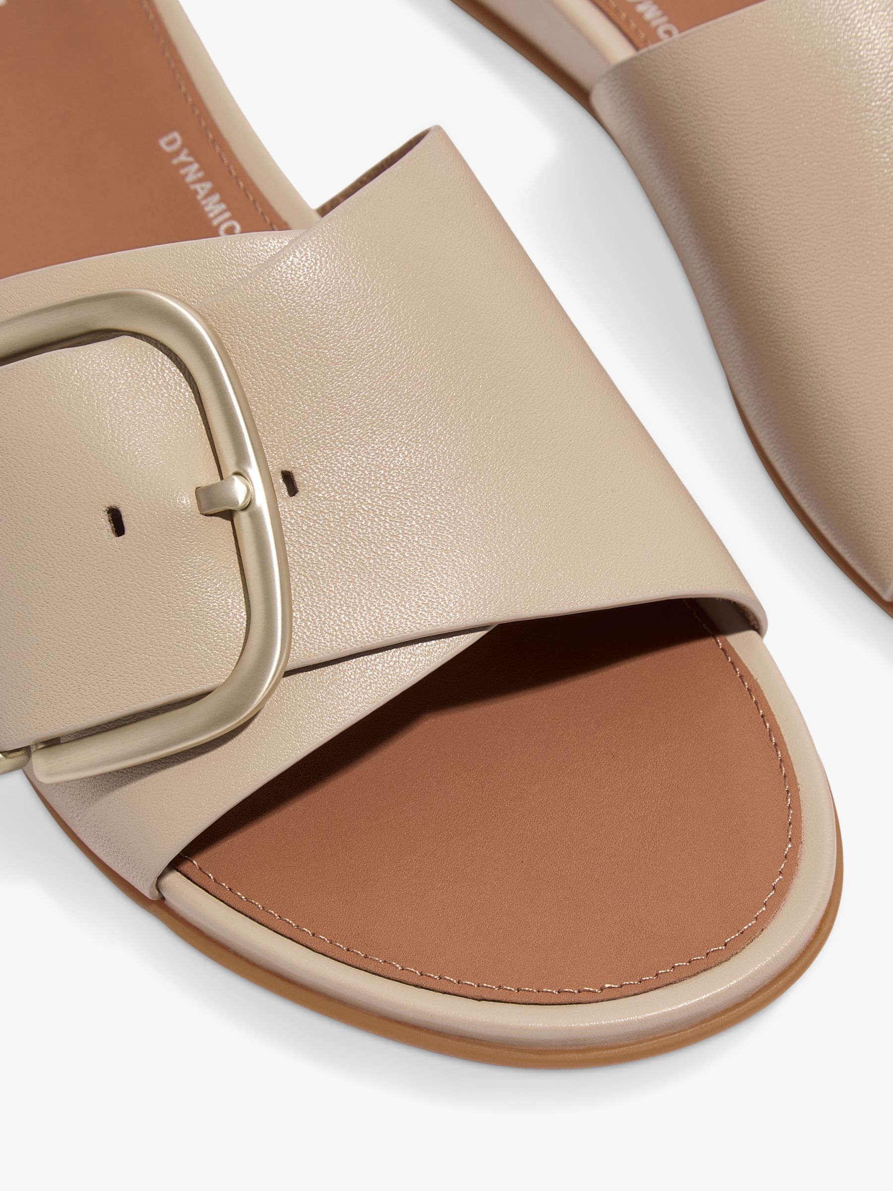 Buy FitFlop Gracie Buckle Pool Sandals, Stone Beige Online at johnlewis.com
